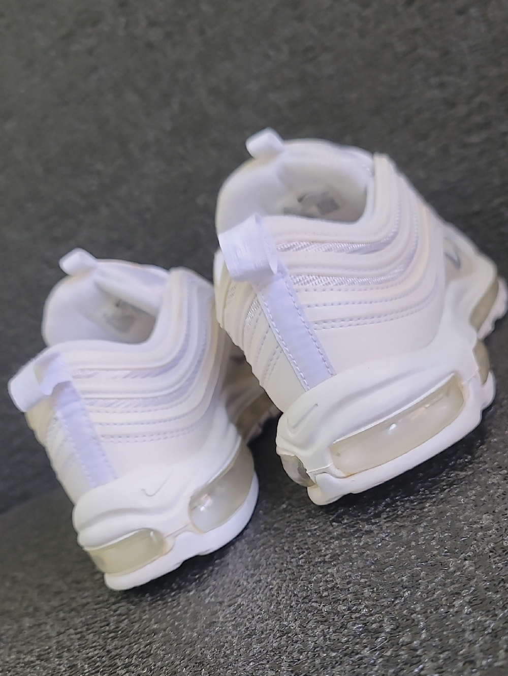 Nike Air Max 97 'Triple White' Mens 9 Ships Today - Picture 7 of 16